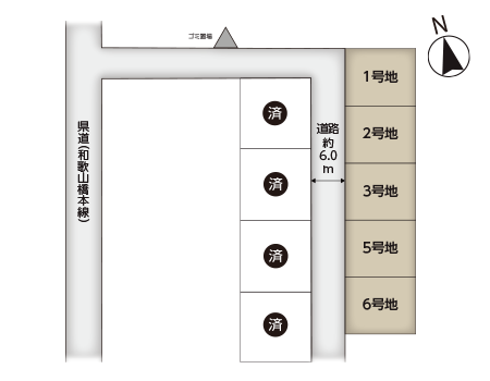 神前区画図